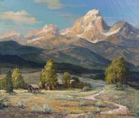 Adolf Heinze, (American, 1887–1958), Majestic Sentinels