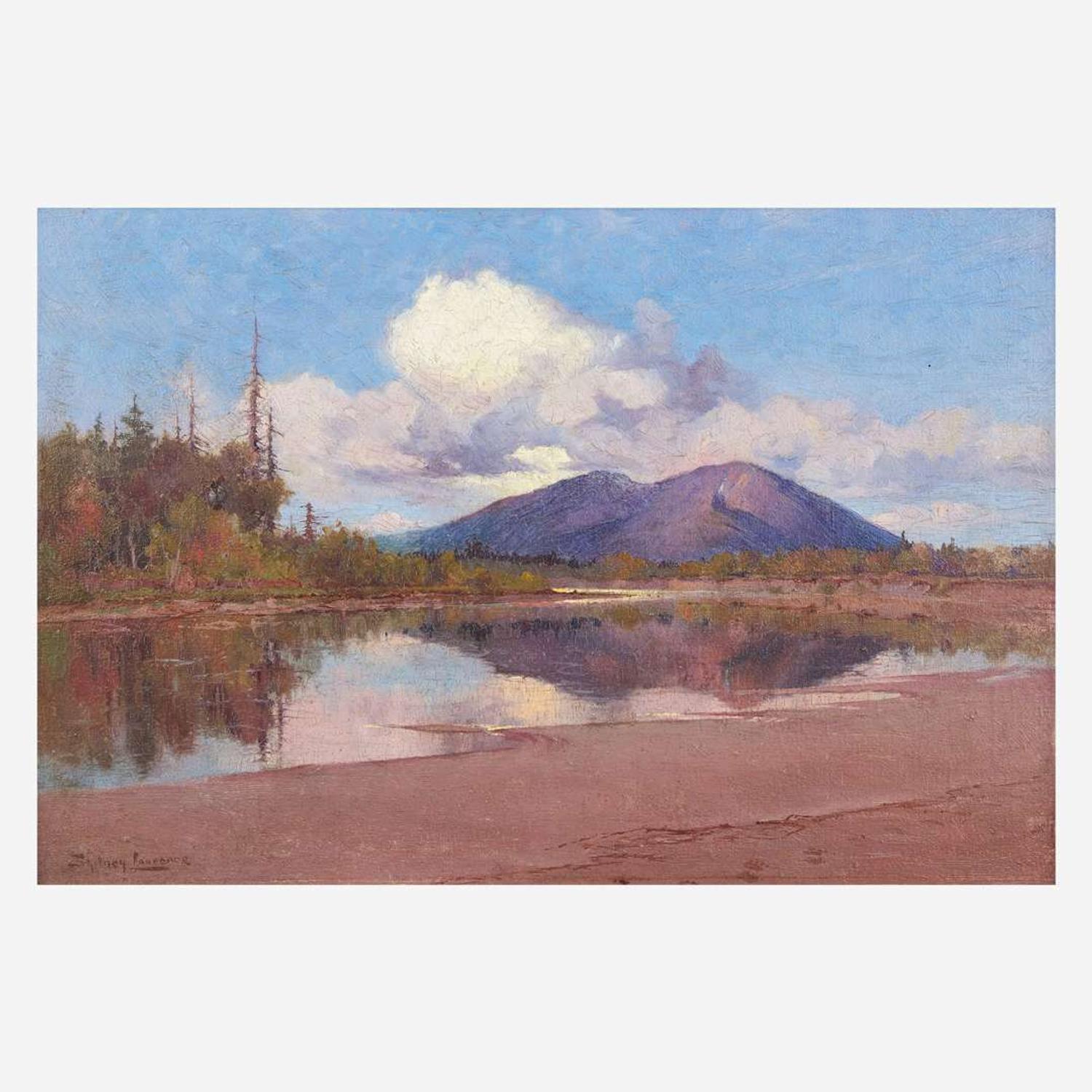 Sydney Mortimer Laurence (American, 1865-1940) Untitled (Shallow Reflections)