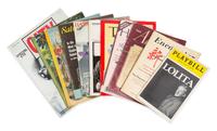 NABOKOV, Vladimir (1899-1977). A group of periodical and journal appearances and contributions to publications. Approximately 150 vols.
