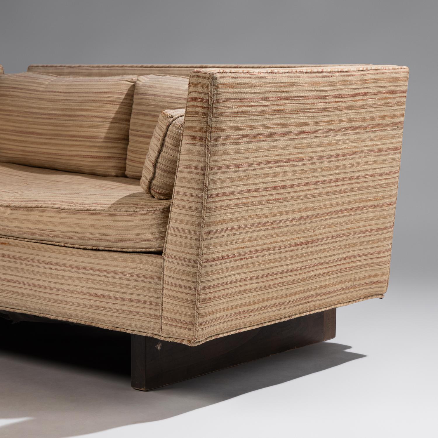 Dunbar open arm sofa