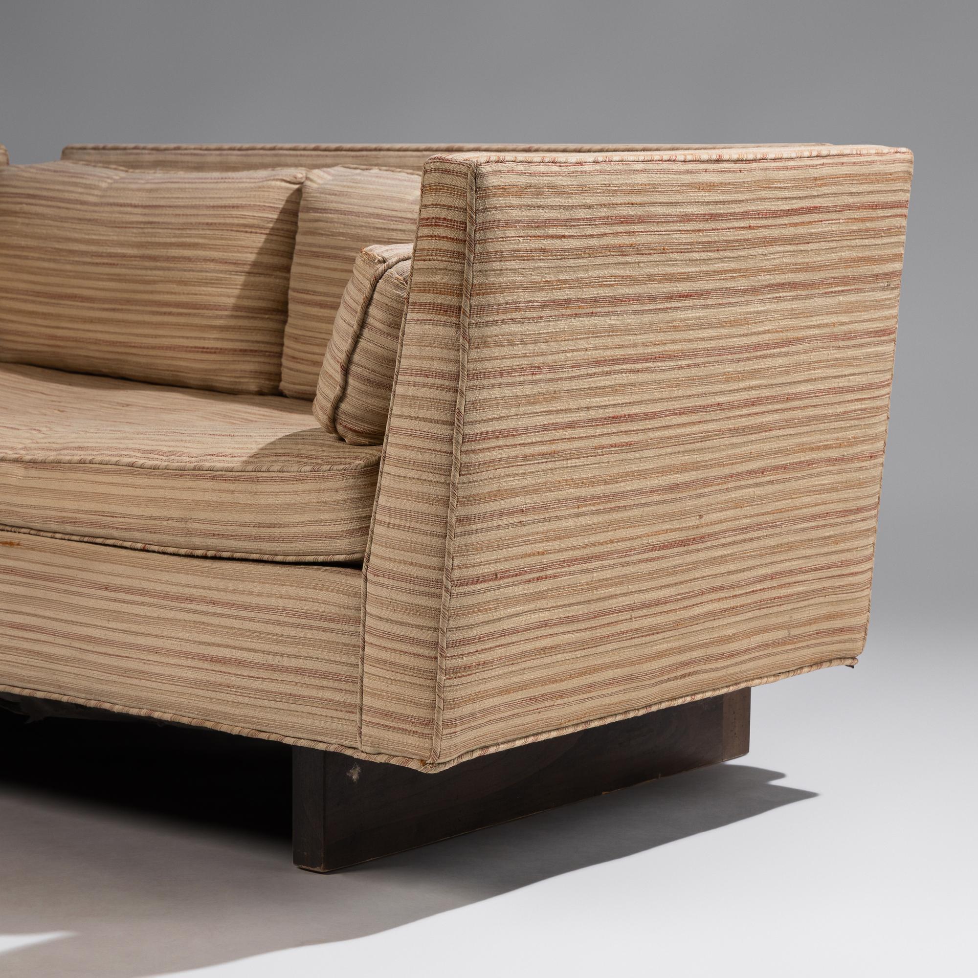 Dunbar open arm sofa