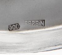 A Turkish Samodorok Decorated Silver Bowl, Sezgin, Istanbul, Mid-20th Century,