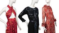 Three La Mendola Dresses and Press / Photo Archive, 1960-80s