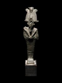 An Egyptian Bronze Osiris