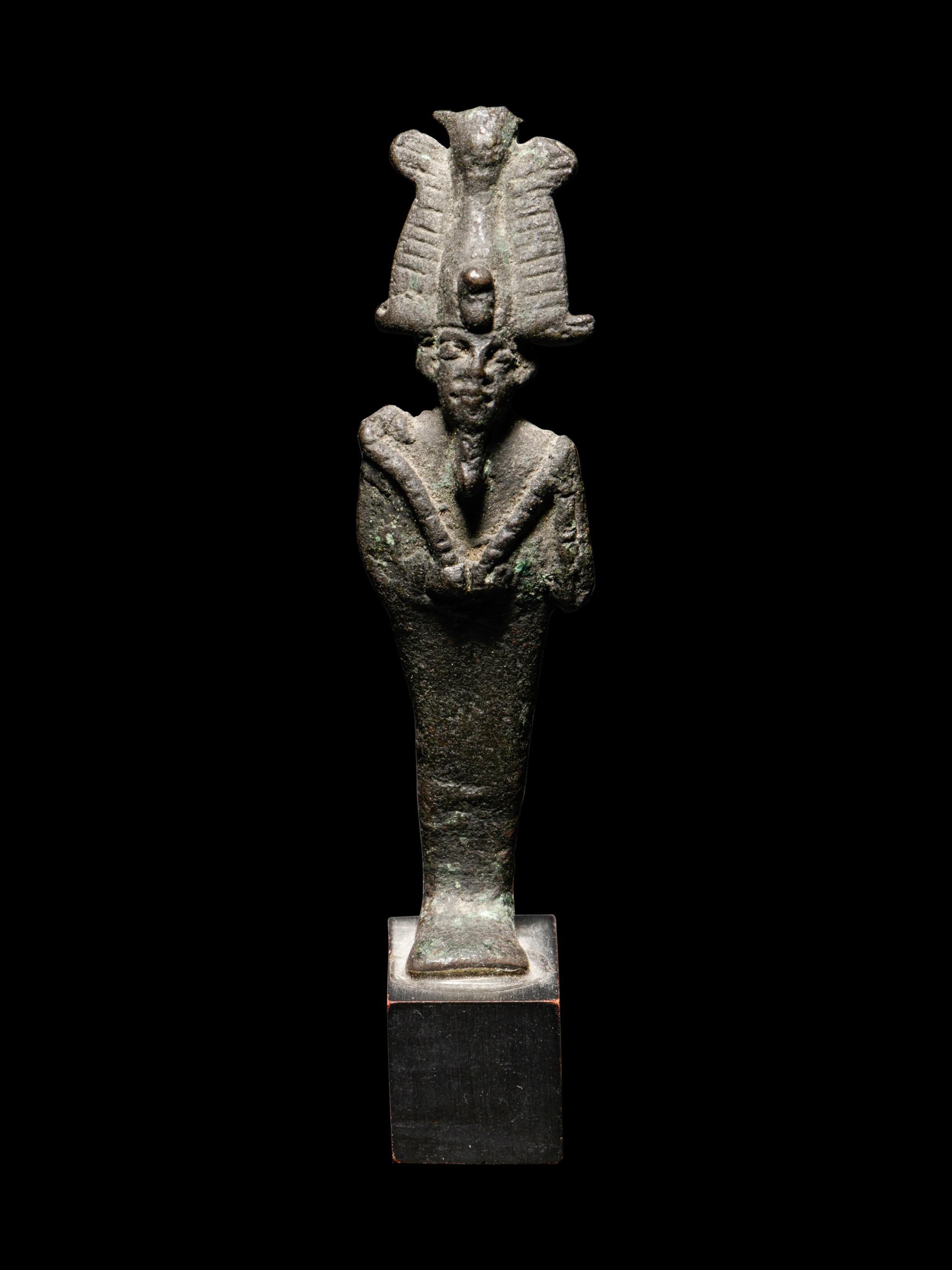 An Egyptian Bronze Osiris
