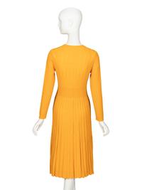 Chanel, Saffron Wool Knit Dress