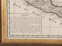 CHATELAIN, Henry Abraham (1684-1743). Carte Contenant le Royaume du Mexique et la Floride, Dressez sur les Meilleures Observations & sur les Memoires les plus Nouveaux . Amsterdam, ca 1719.