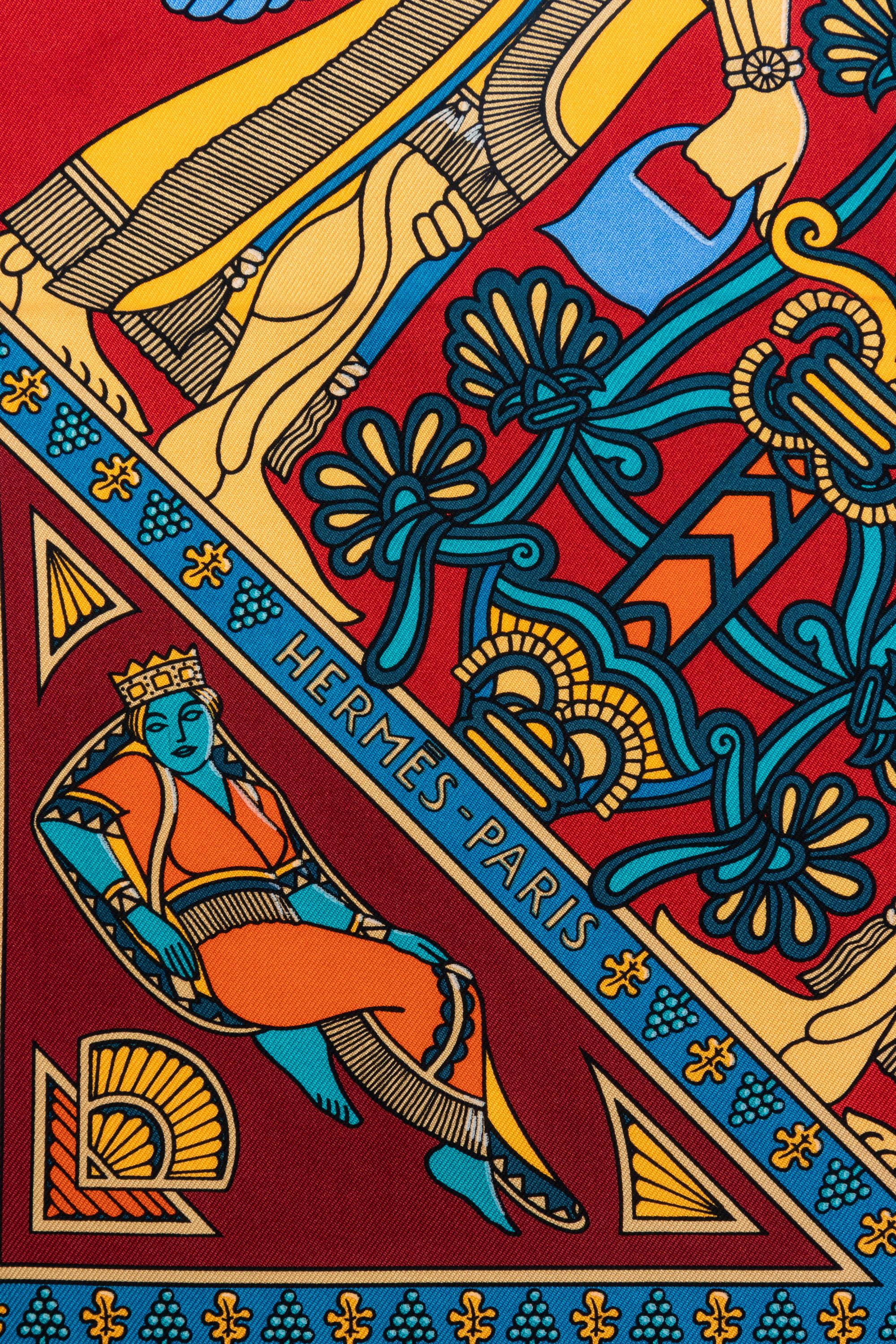 Two Hermès 90cm Silk Scarf, Carré