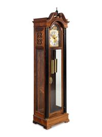 A Colonial Manufacturing Co. Mahogany Tall Case Clock
