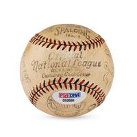 A 1929-32 St. Louis Cardinals and St. Louis Browns Multi Signed Autograph Baseball Featuring George Sisler (PSA Authenticated)