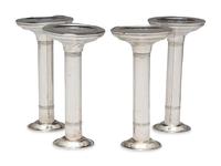 Four American Silver Candlesticks
