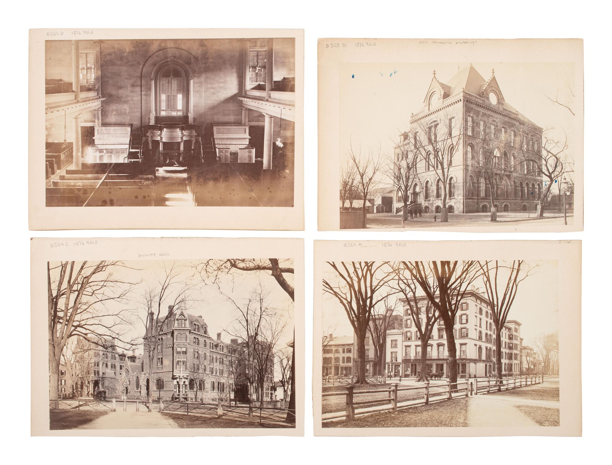 [Early Photography] Yale University Photographs, incl. 1892 Class Album