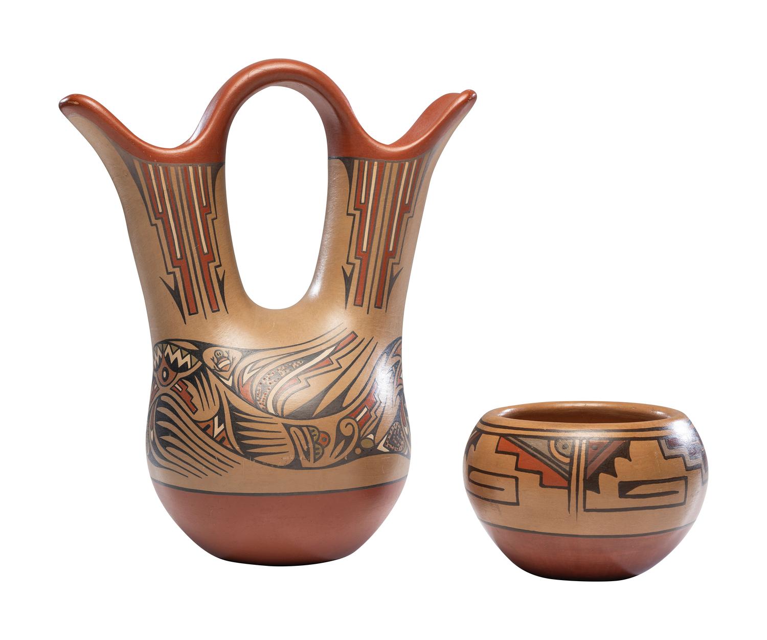 Polychrome Pottery Jars