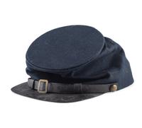 [CIVIL WAR]. (Associated with Gilpin Collection). Federal forage cap attributed to Corporal Levi L. Gilpin, 51st Ohio Volunteer Infantry.