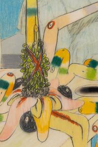 Untitled (Study for Fantastic Garden), 1962