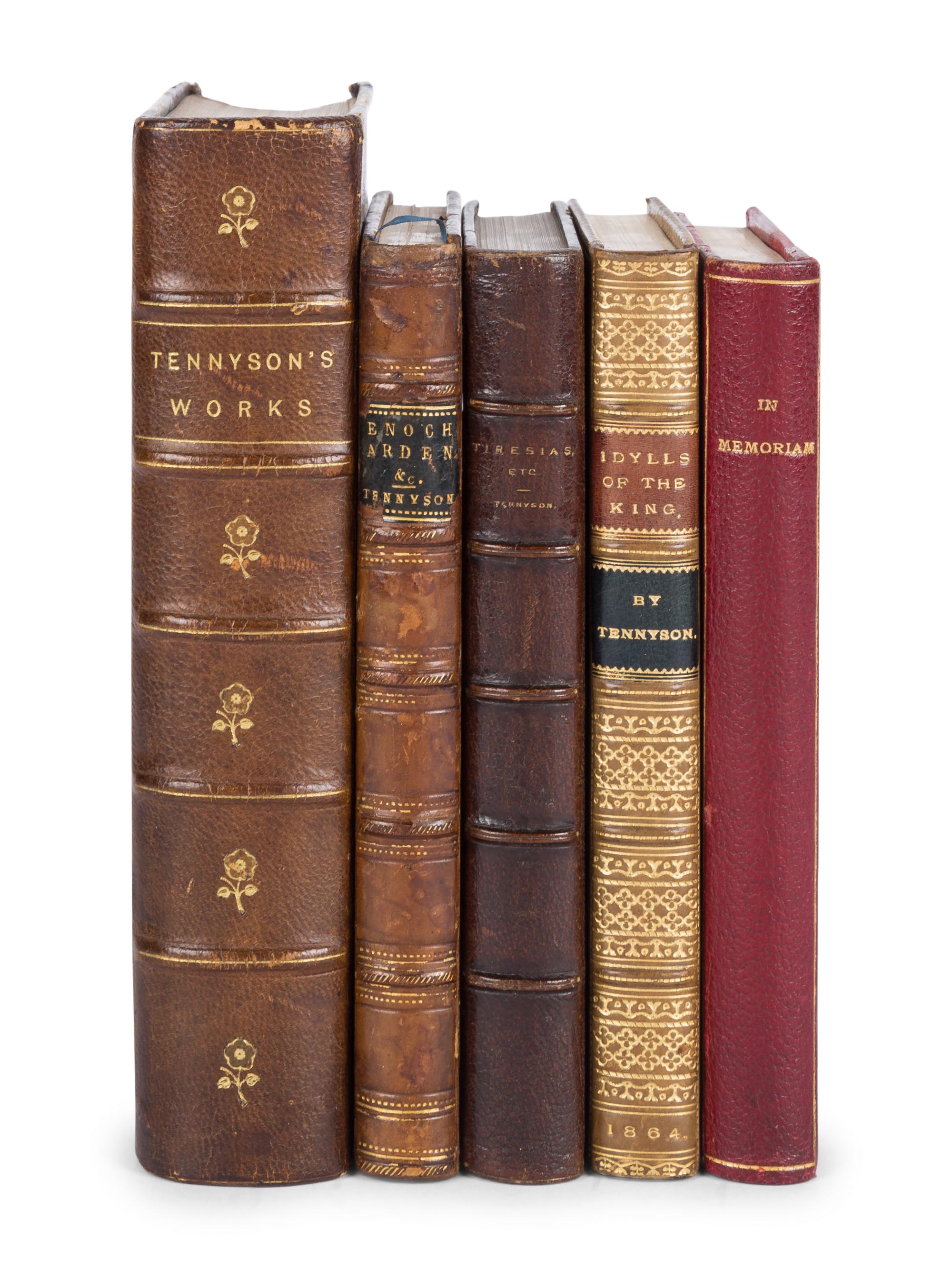 TENNYSON, Alfred Lord (1809-1892). A group of 5 works, comprising: