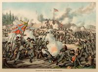Three Lithographs Depicting Battle Scenes - Donated on June 27, 2024