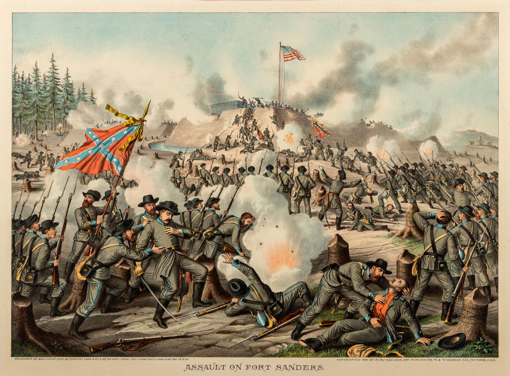 Three Lithographs Depicting Battle Scenes - Donated on June 27, 2024