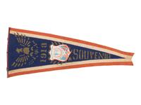 Battle of Gettysburg 50th anniversary reunion encampment souvenir pennant. 1913.