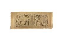 Three Neoclassical Painted Canvas Panels