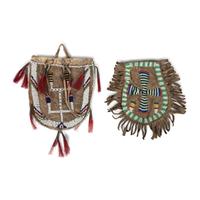 Northern Plains Beaded Hide Pouches