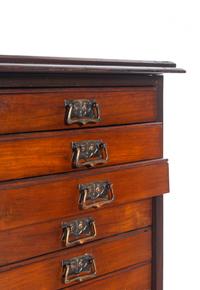 A Mahogany Collector's Cabinet