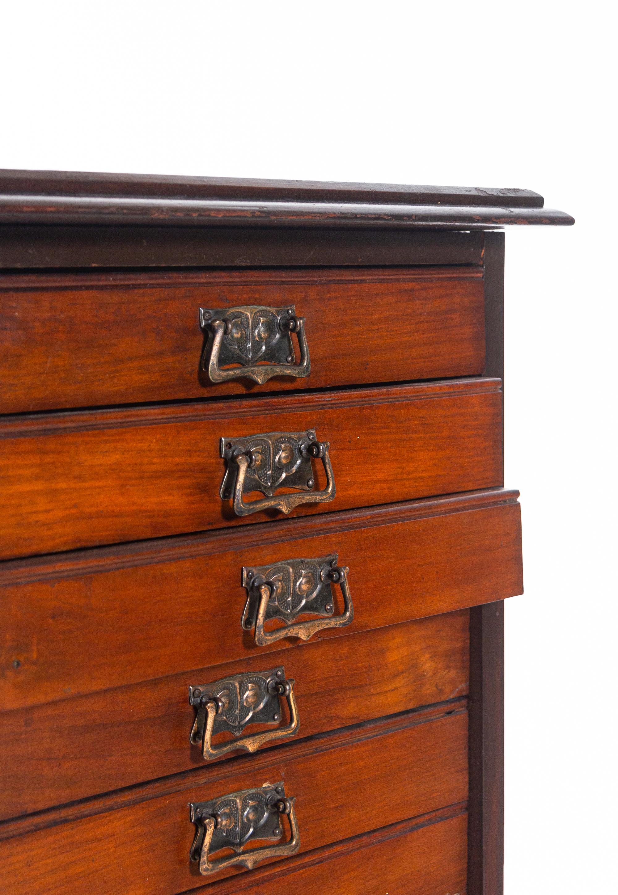 A Mahogany Collector's Cabinet