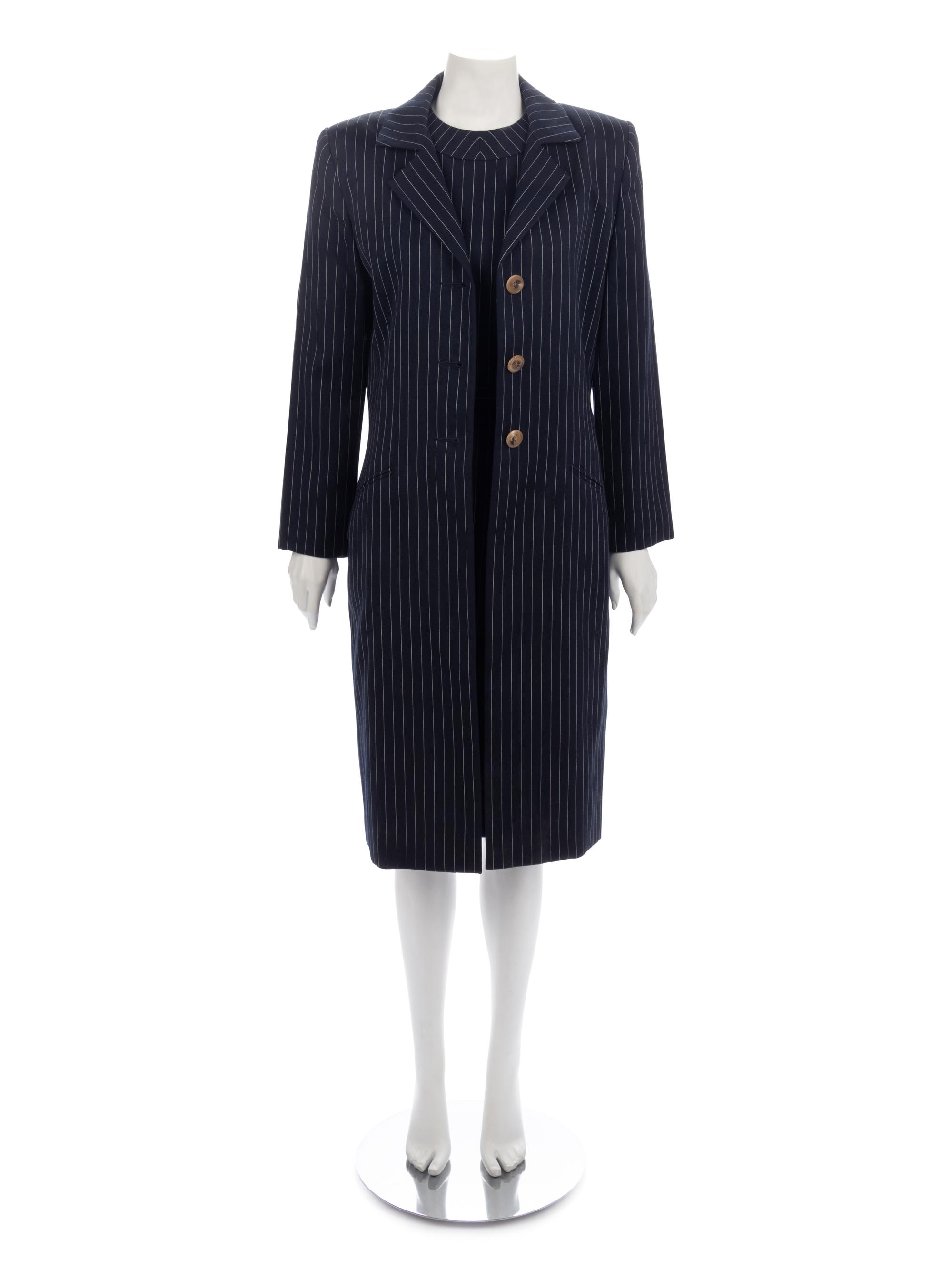Two Designer Dress Suits: Carolina Herrera & Oscar de la Renta