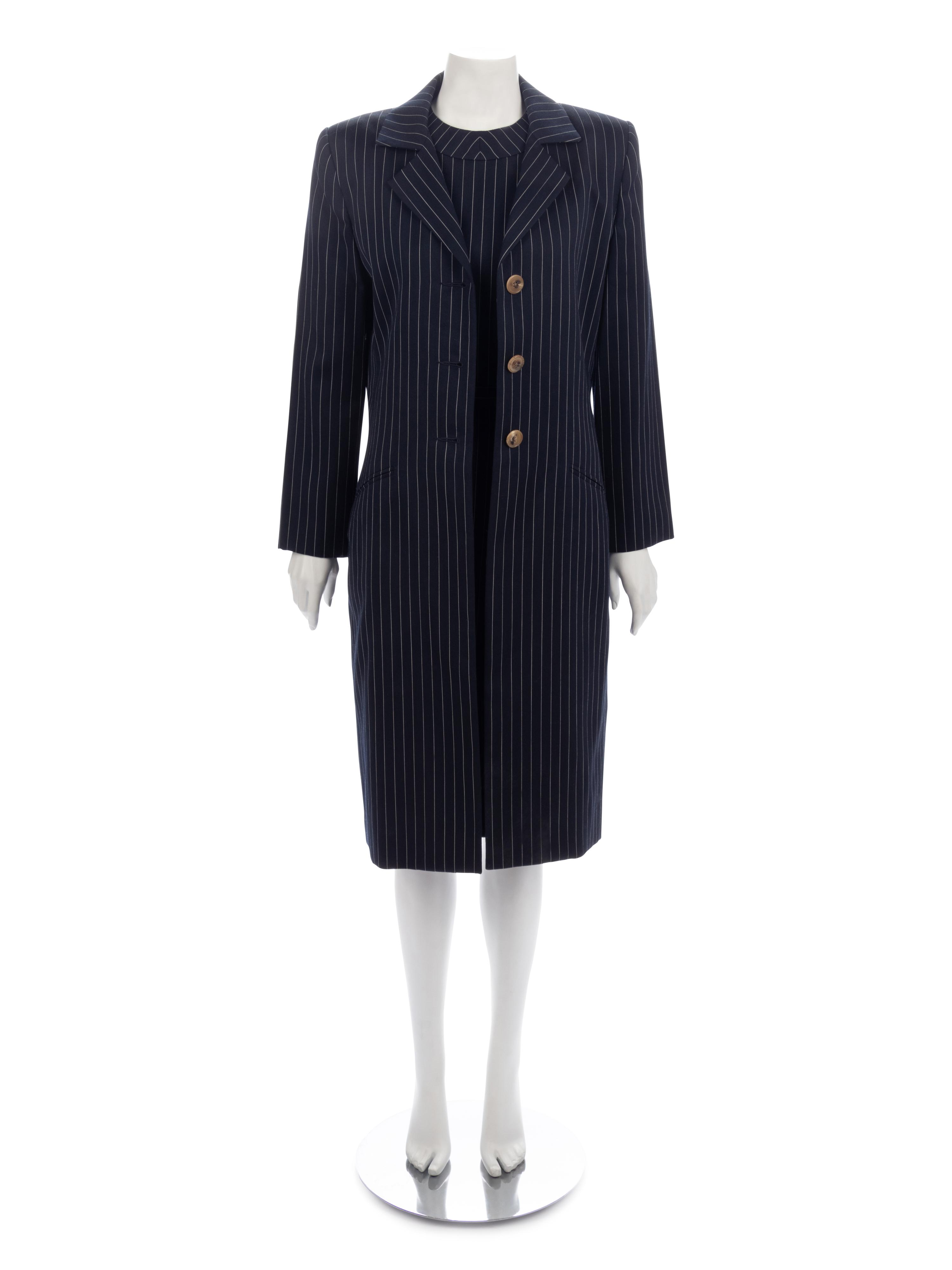 Two Designer Dress Suits: Carolina Herrera & Oscar de la Renta