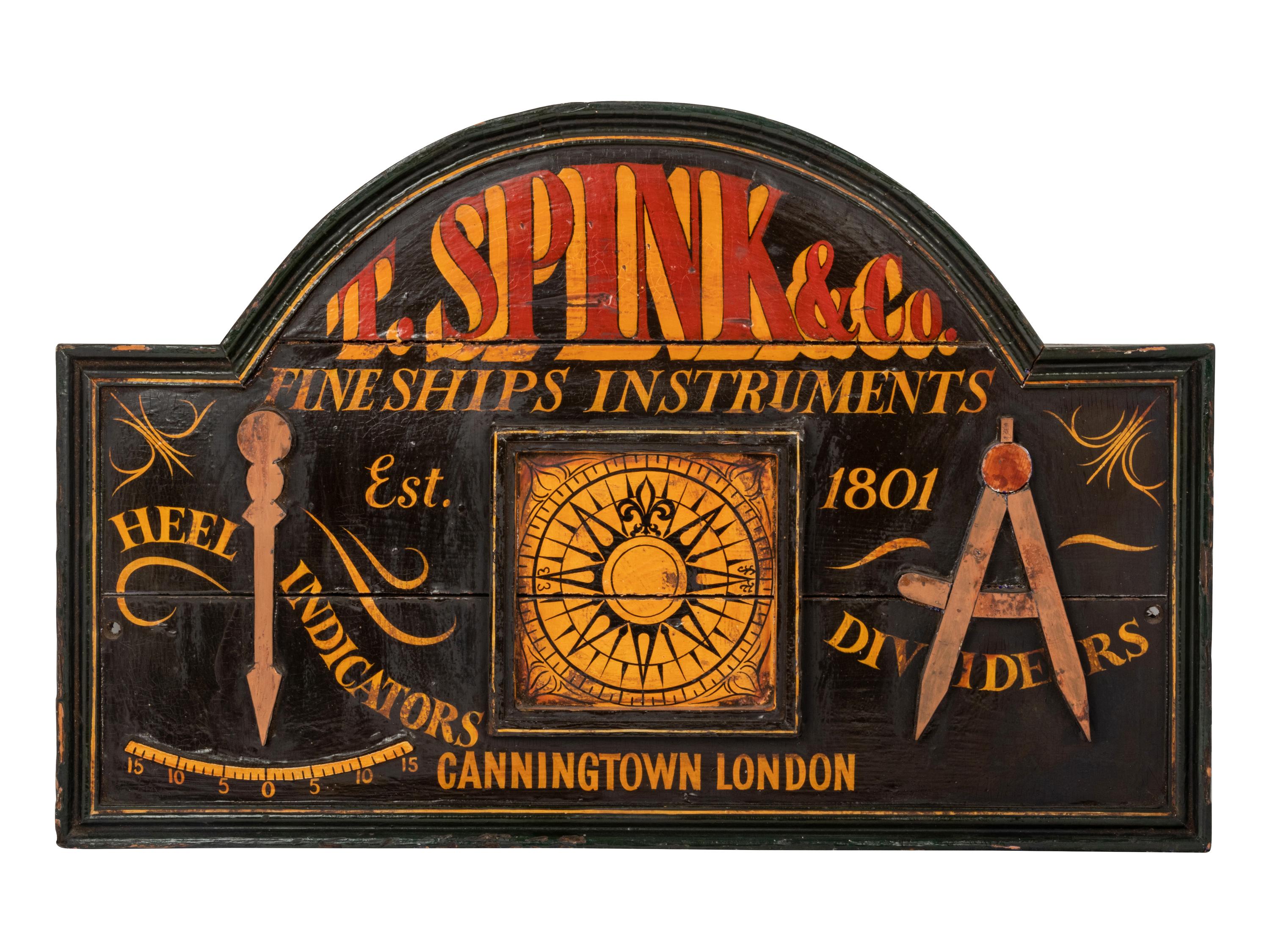 An English Painted Trade Sign