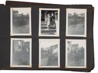 [WORLD WAR II]. Photo album and insignia belonging to an African American soldier.