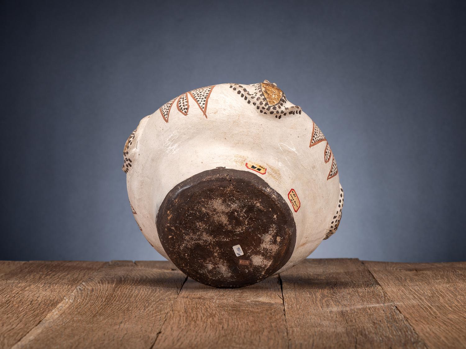 Zuni Polychrome Frog Jar