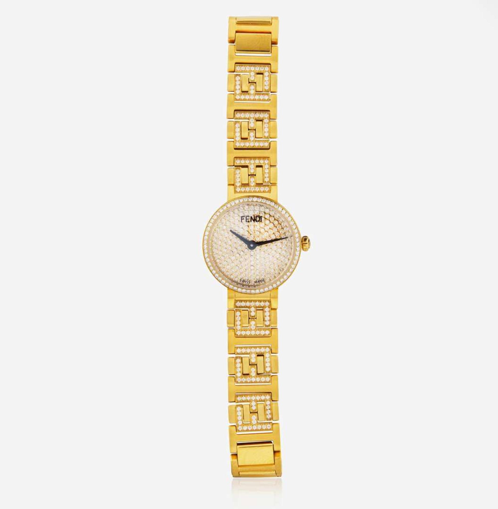 A Forever Fendi Diamond watch Fendi