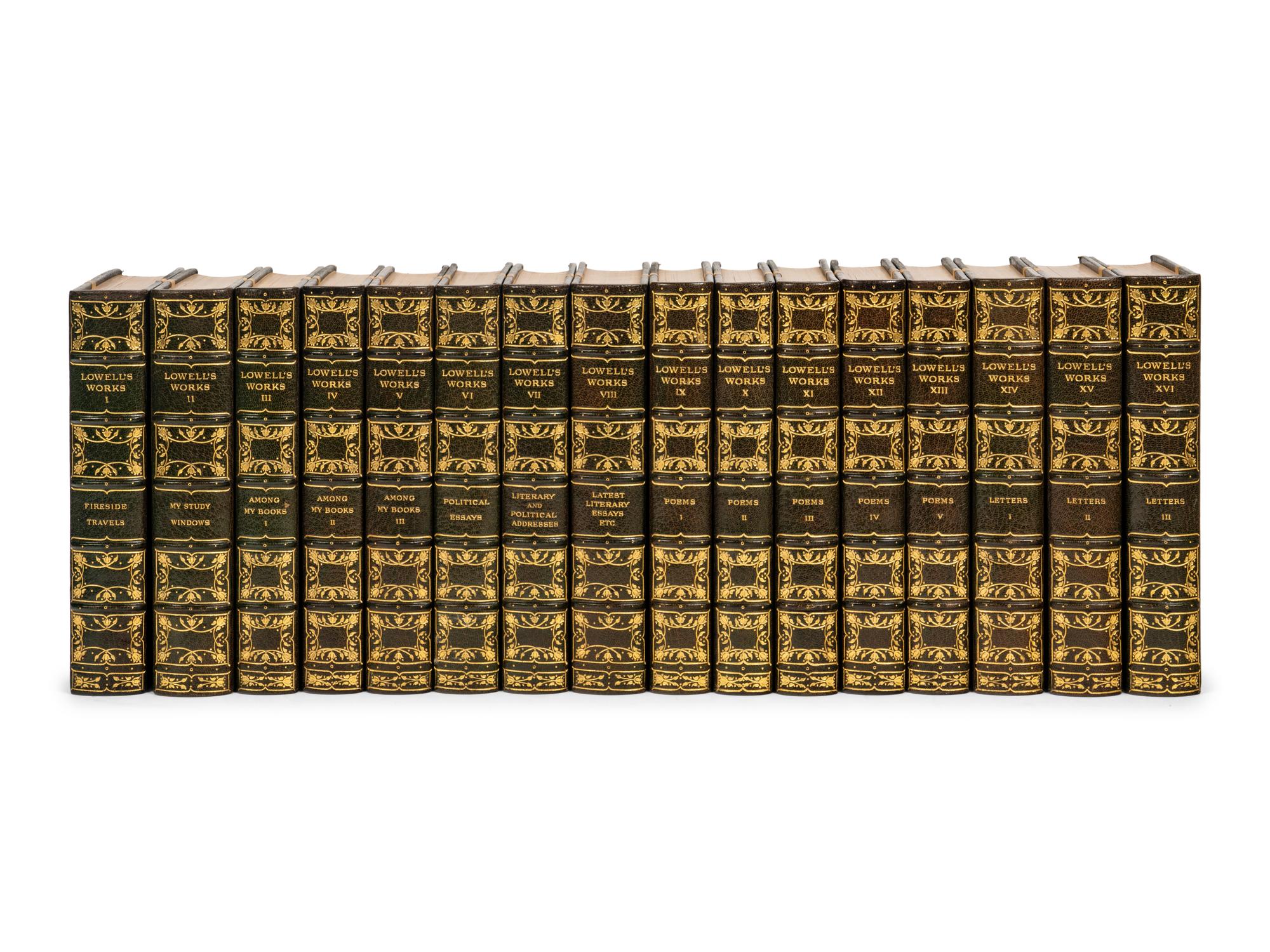 LOWELL, James Russell. The Complete Writings of James Russell Lowell . Cambridge: Riverside Press, 1904.