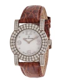 CARL BUCHERER, 18K WHITE GOLD AND DIAMOND 'PATHOS DIVA' WRISTWATCH