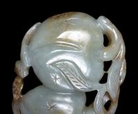 Three Chinese Celadon Jade Articles