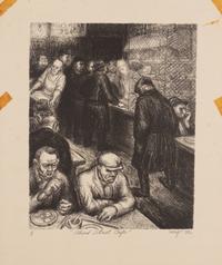 A group of four prints ( Call to Repentance; It is Wonderful; The Corner; Third Street Cafe )