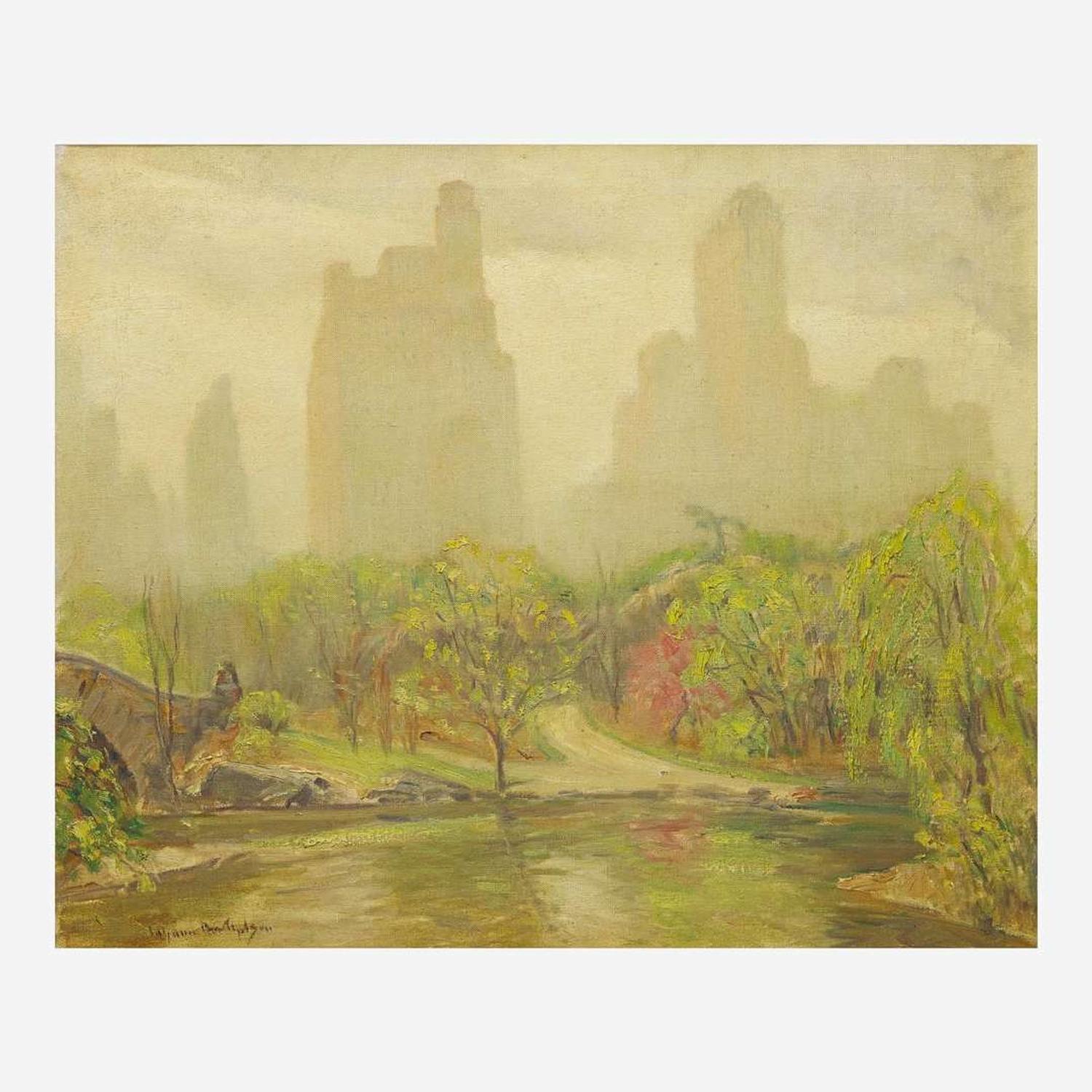 Johann Berthelsen (American, 1883–1972) Central Park