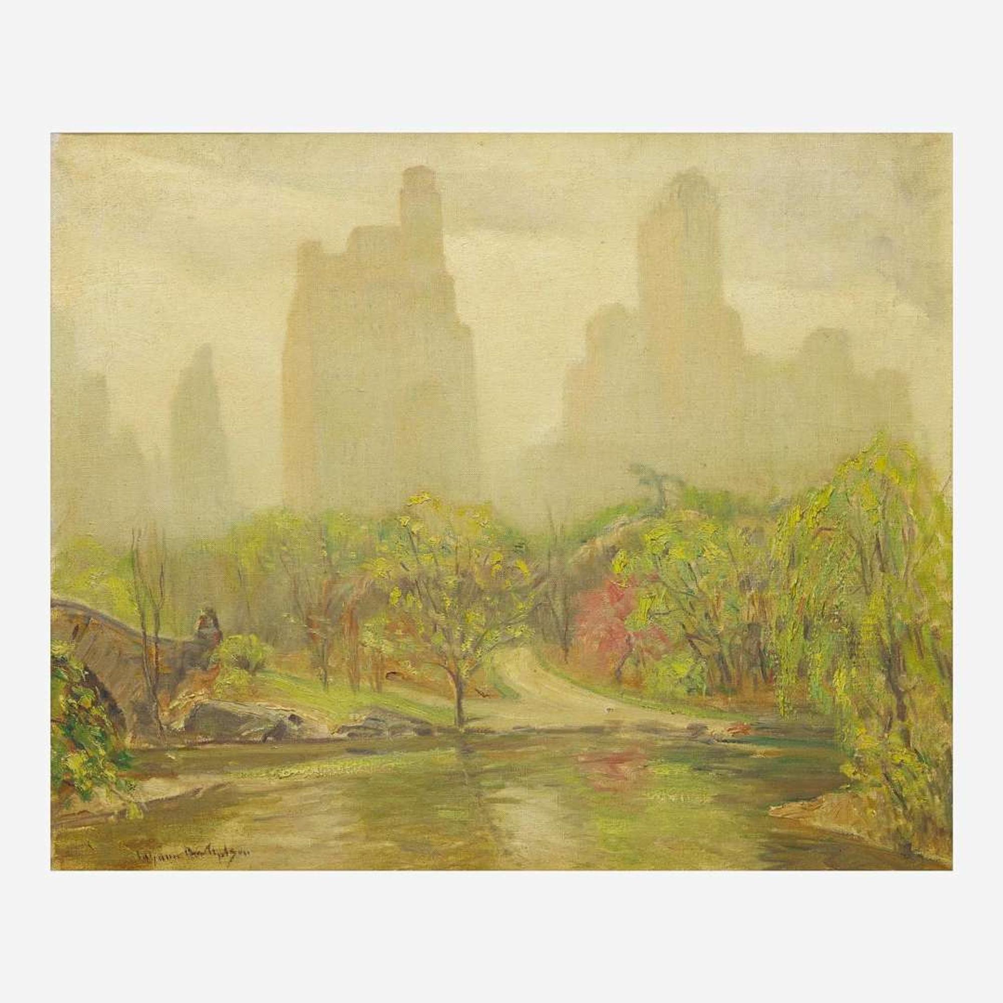 Johann Berthelsen (American, 1883–1972) Central Park
