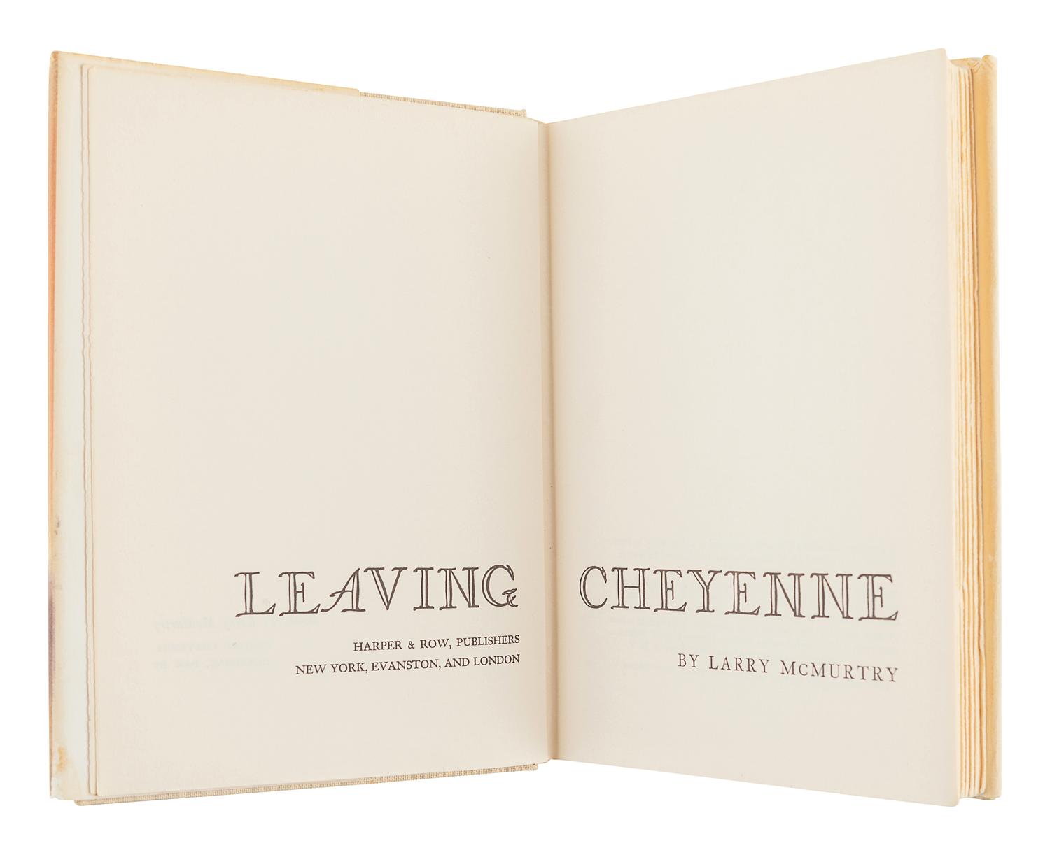 MCMURTRY, Larry (b. 1936). A group of FIRST EDITIIONS by McMurtry, comprising:
