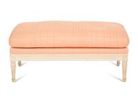 A Louis XVI Style Cerused Oak Bench by Julia Gray, New York
