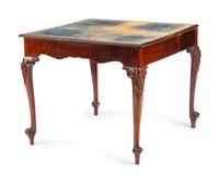 A Continental Mahogany Game Table