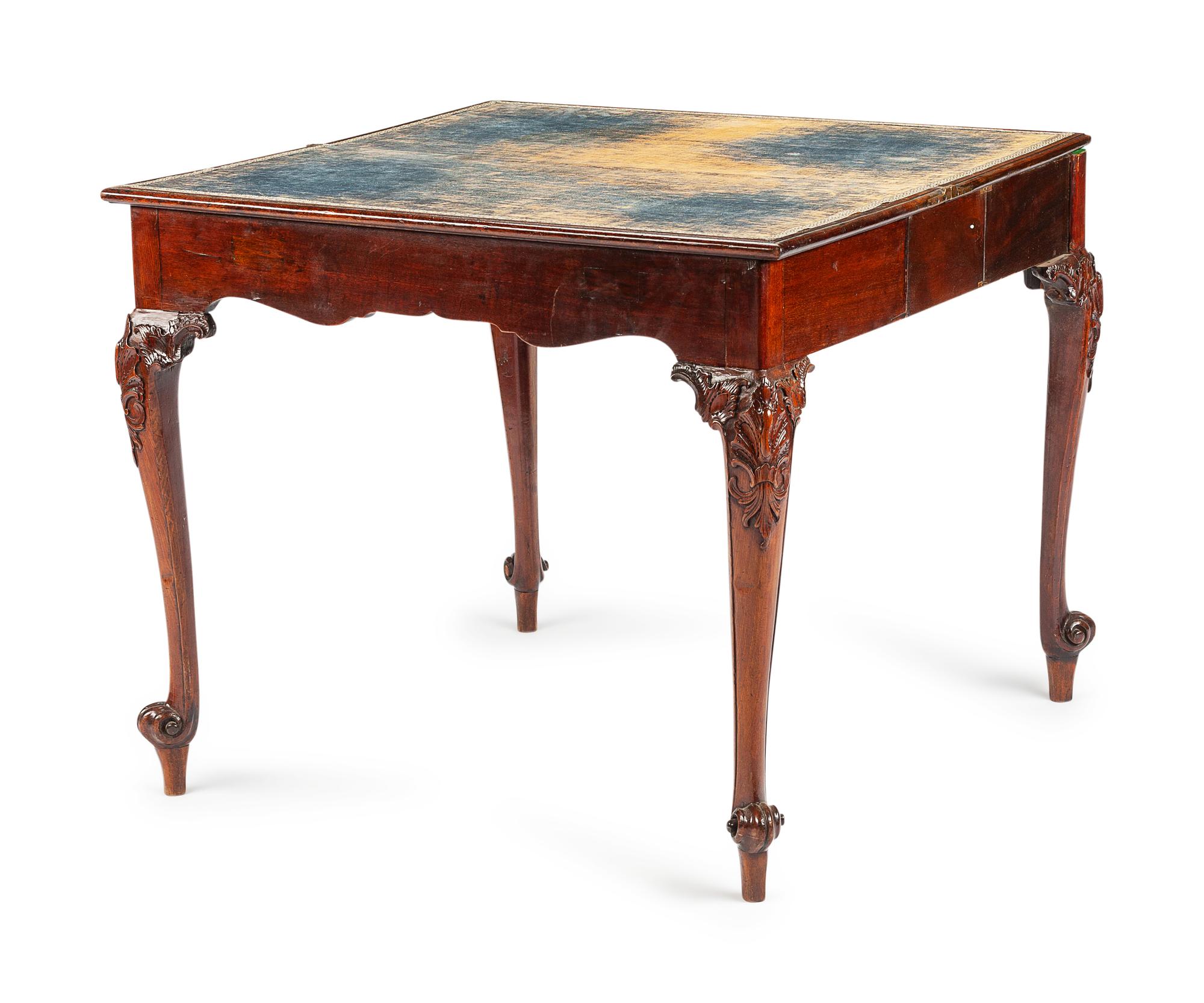 A Continental Mahogany Game Table