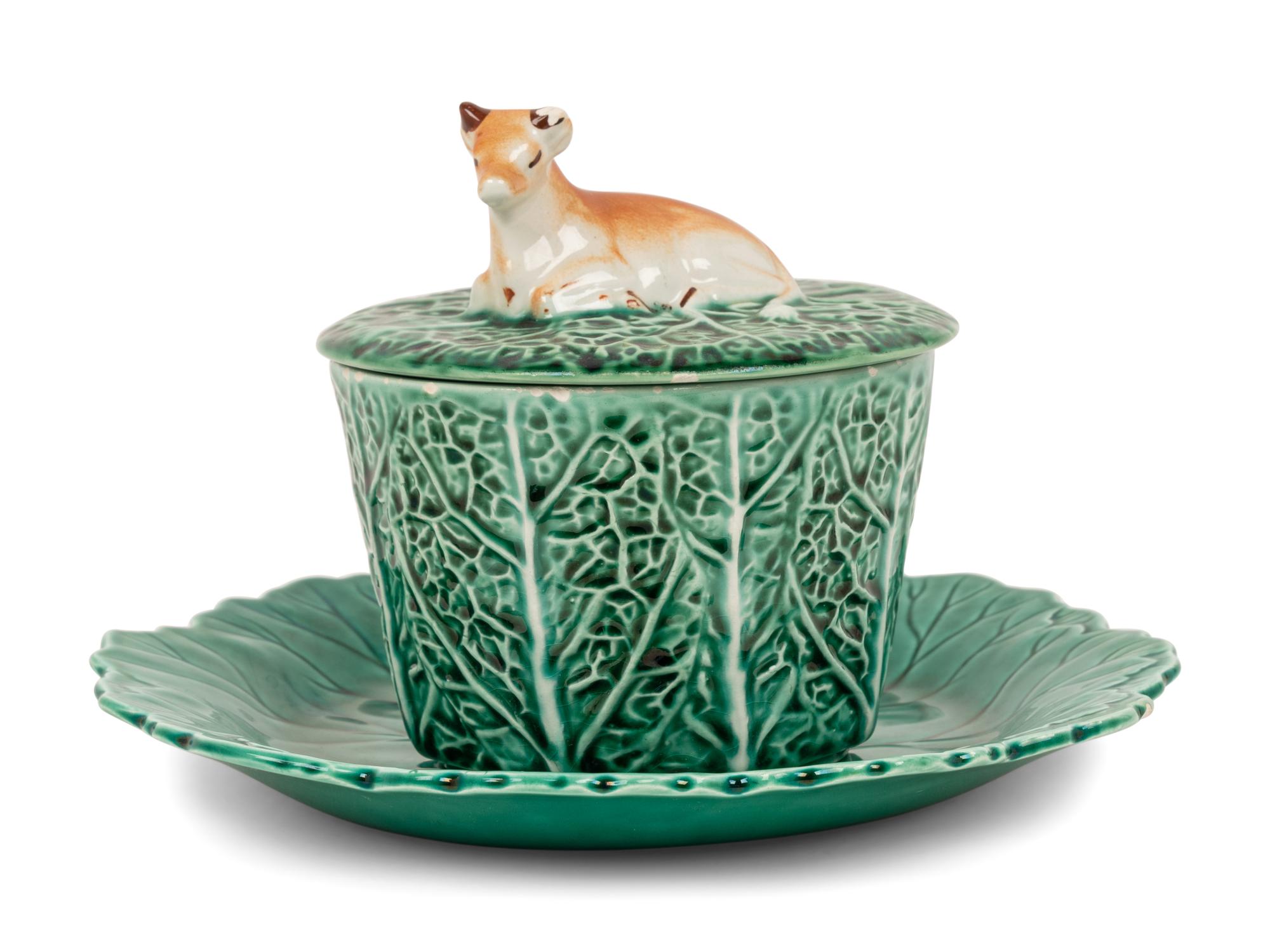 A Set of Six Wedgwood Ceramic Plates and Six Similar Portuguese Cocottes