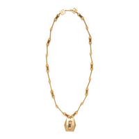 Pierre Cardin, Wood & Metal Necklace