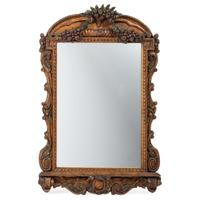 An Italian Carved and Painted Marble-Top Pier Table and Pier Mirror