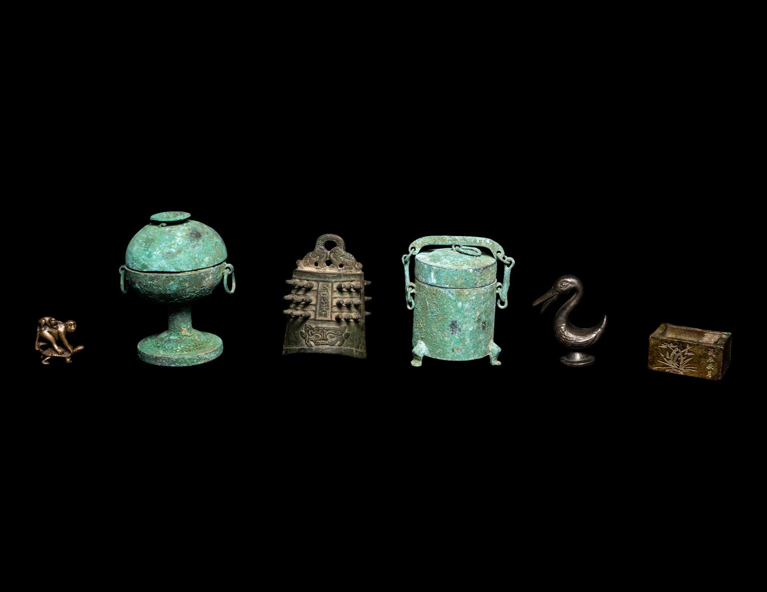 Six Chinese Bronze Articles
