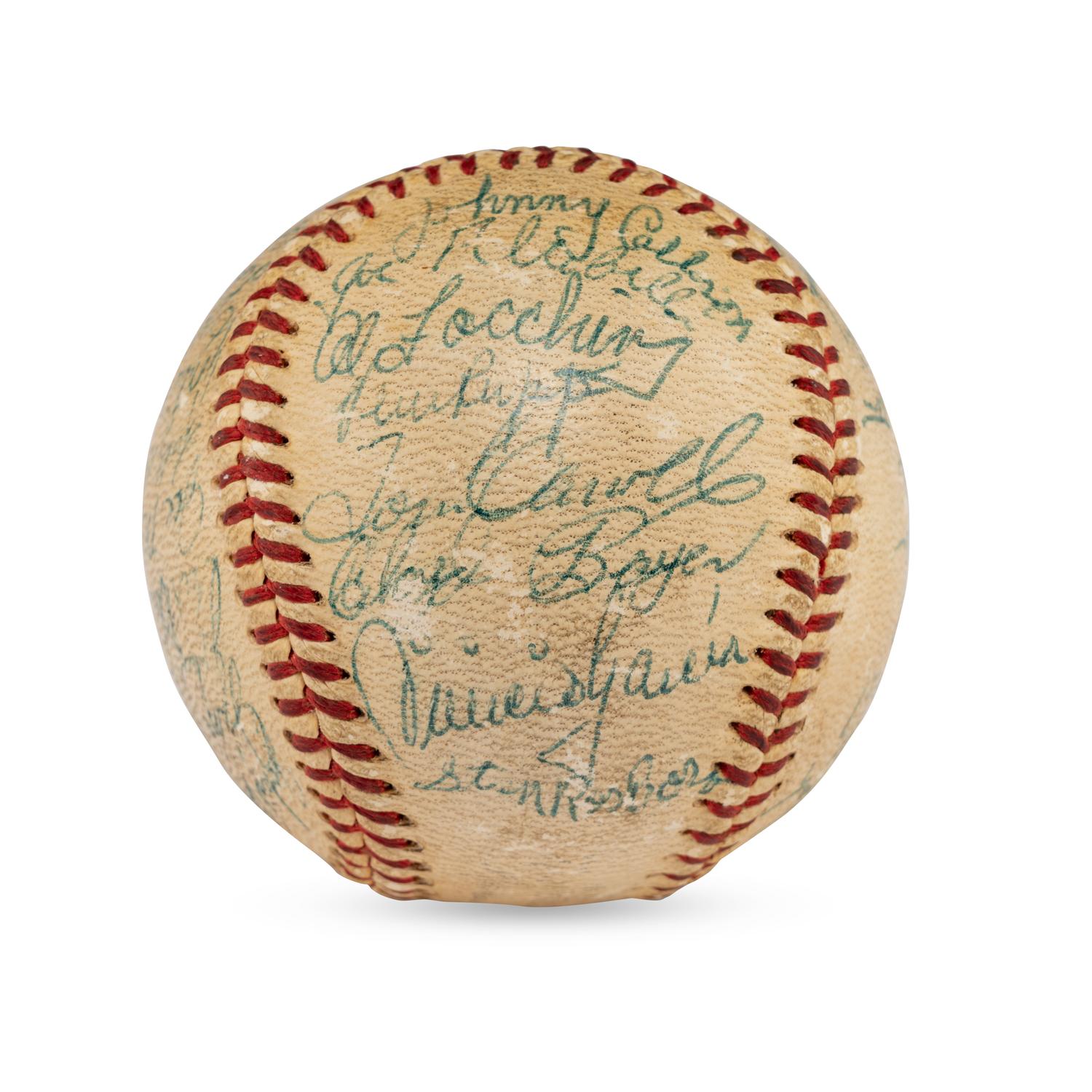 A 1958 Indianapolis Indians / Denver Bears Multi Signed Baseball