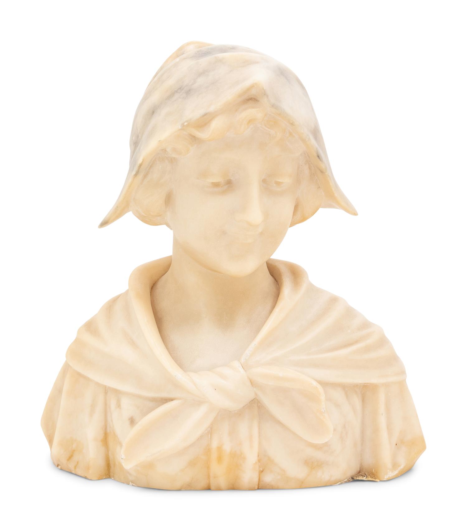 An Italian Alabaster Bust