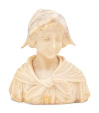 An Italian Alabaster Bust